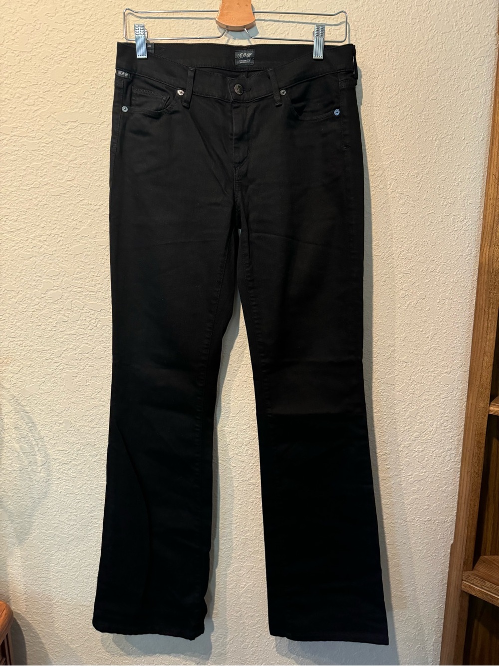 Citizens Of Humanity Black Wide Leg Jeans